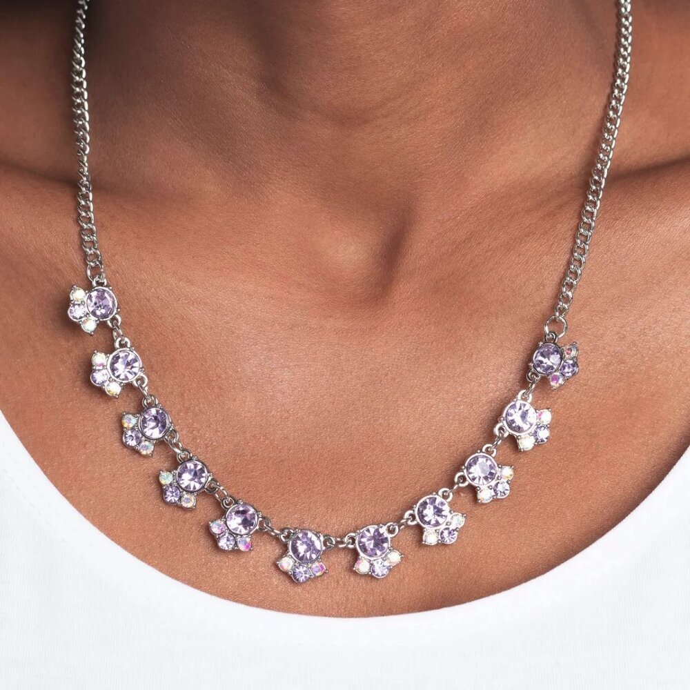 Paparazzi Jewelry Accessories - Tabloid Treasure - Purple Necklace - Vintage